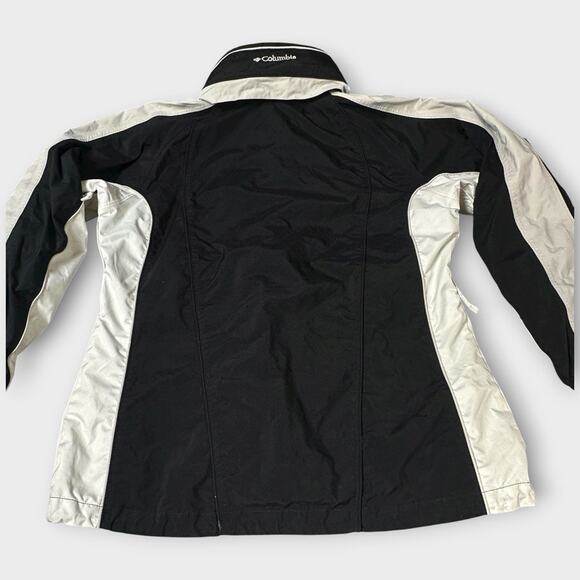 COLUMBIA Vertex Omni-Shield Women’s Waterproof Hooded Jacket Black White M - Picture 7 of 12